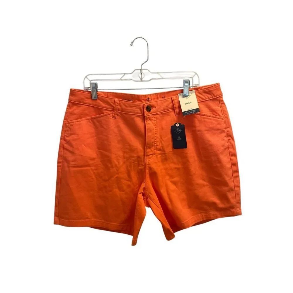 St. John’s Bay women’s shorts size 16 Georgia Peach NWT mid rise 7” short